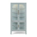 Bramble - Alto Display Cabinet w/ Rattan & Glass Shelves w/ LED - BR-69280 - GreatFurnitureDeal