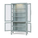 Bramble - Alto Display Cabinet w/ Rattan & Glass Shelves w/ LED - BR-69280 - GreatFurnitureDeal