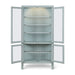 Bramble - Alto Display Cabinet w/ Rattan & Glass Shelves w/ LED - BR-69280 - GreatFurnitureDeal