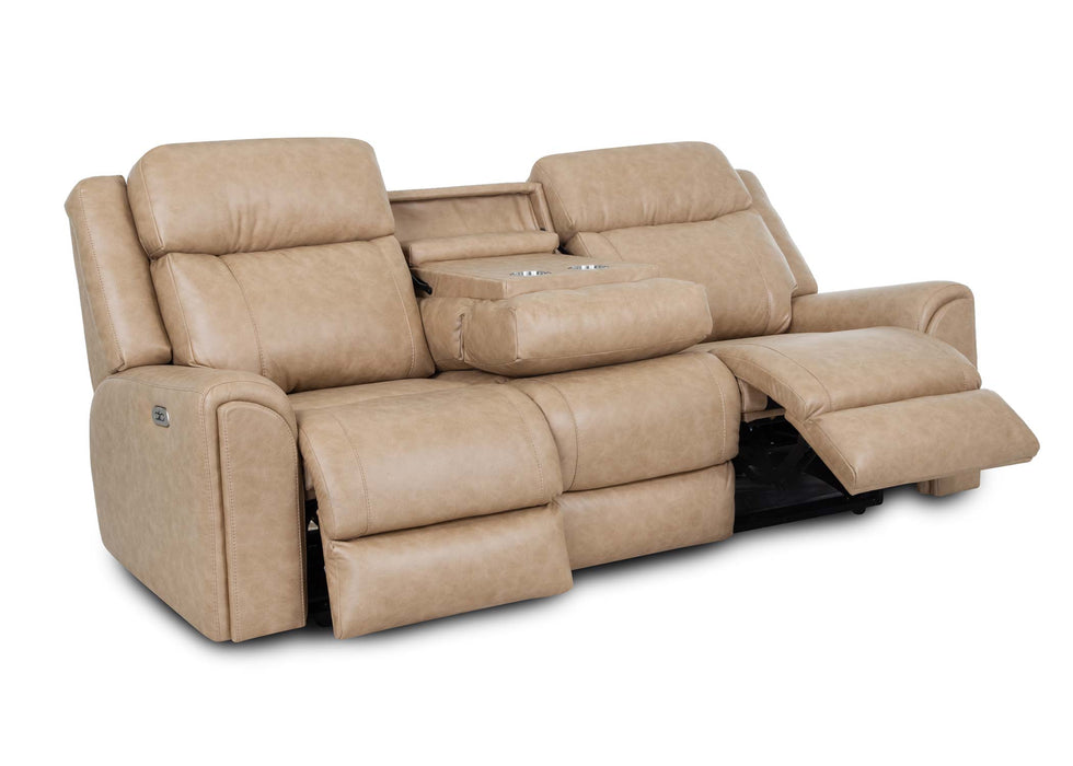 Franklin Furniture - 693 Parker 2 Piece Power Reclining Sofa Set in Duvall Sand - 69347-62-69335-62-SAND
