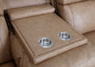 Franklin Furniture - 693 Parker Power Reclining Console Loveseat w/ Dual Seat AIR MASSAGE w/Integrated USB-A/C in Duvall Sand - 69335-62-SAND - GreatFurnitureDeal