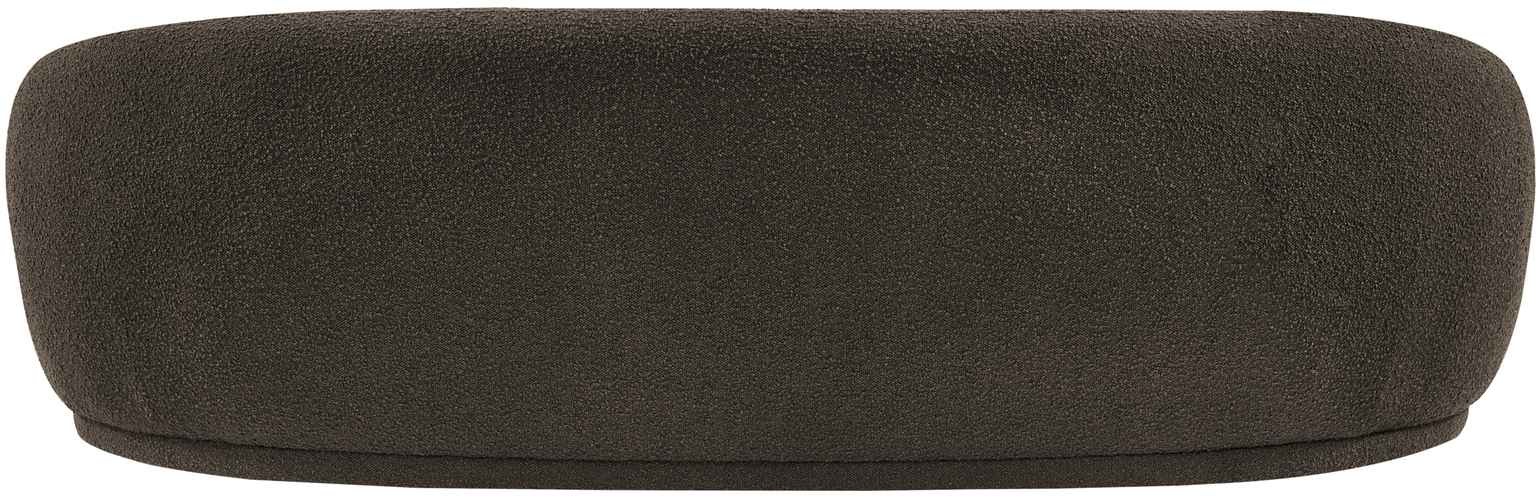 Meridian Furniture - Hyde 89.5" Brown Boucle Fabric Upholstered Sofa - 693Brown-S - GreatFurnitureDeal
