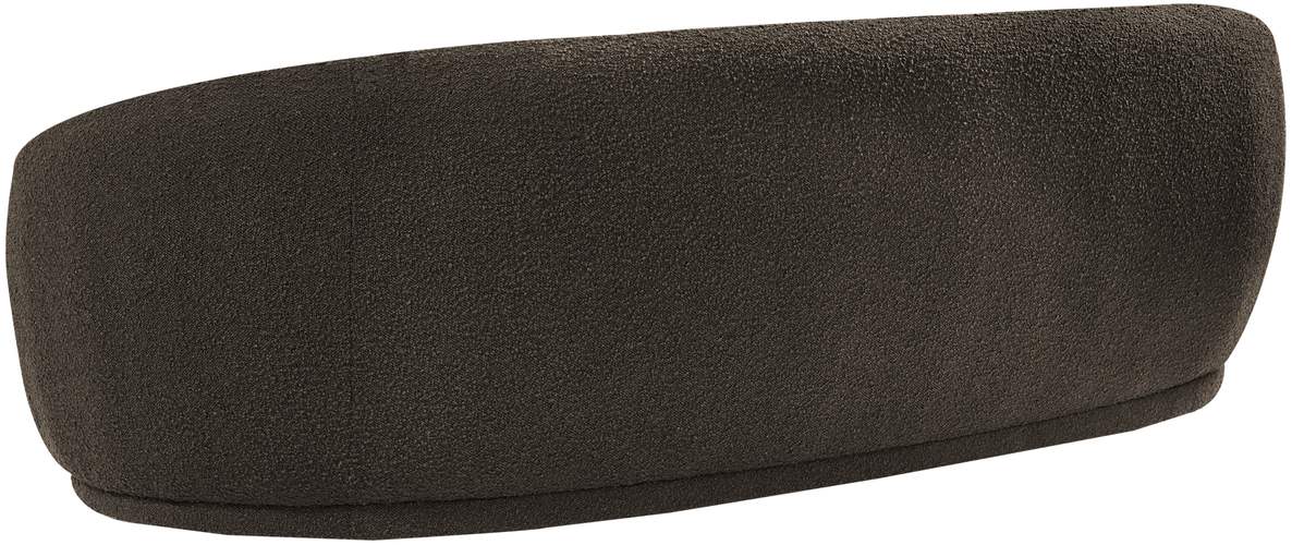 Meridian Furniture - Hyde 89.5" Brown Boucle Fabric Upholstered Sofa - 693Brown-S - GreatFurnitureDeal