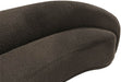 Meridian Furniture - Hyde 89.5" Brown Boucle Fabric Upholstered Sofa - 693Brown-S - GreatFurnitureDeal
