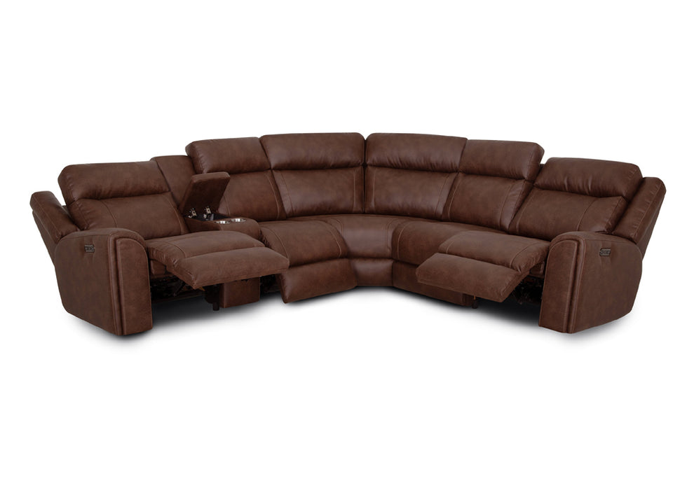 Franklin Furniture - 693 Phoenix 3 Piece Power Reclining Sectional Sofa in Seattle Auburn - 69331-69399-69356