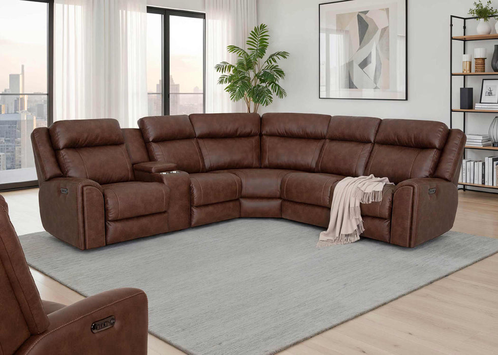 Franklin Furniture - 693 Phoenix 3 Piece Power Reclining Sectional Sofa in Seattle Auburn - 69331-69399-69356