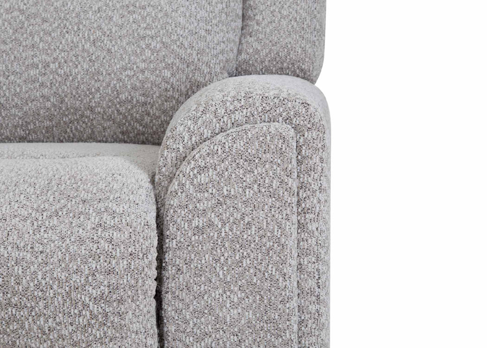 Franklin Furniture - 694 Keegan 3 Piece Power Reclining Sectional Sofa in Easy Peasy Sterling - 69431-69499-69456