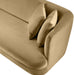 Meridian Furniture - Alder 66" Camel Velvet Upholstered Loveseat - 699Camel-L - GreatFurnitureDeal