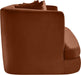 Meridian Furniture - Alder 66" Cognac Velvet Upholstered Loveseat - 699Cognac-L - GreatFurnitureDeal