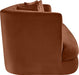 Meridian Furniture - Alder 93.5" Cognac Velvet Upholstered Sofa - 699Cognac-S - GreatFurnitureDeal