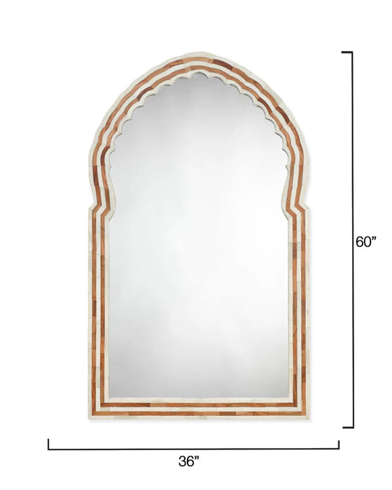 Jamie Young Company - Bardot Mirror in Natural - 6BARD-LGNA - GreatFurnitureDeal