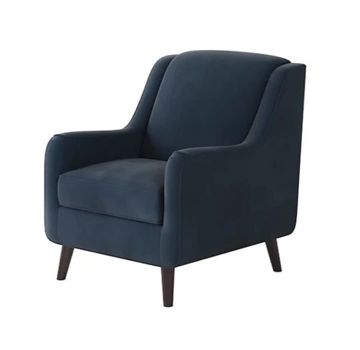 Southern Home Furnishings - Bella Accent Chair in Midnight - 240-C Bella Midnight - GreatFurnitureDeal