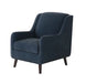 Southern Home Furnishings - Bella Accent Chair in Midnight - 240-C Bella Midnight - GreatFurnitureDeal