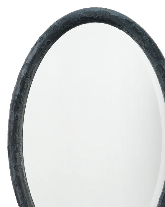 Jamie Young Company - Ovation Oval Mirror - Charcoal - 6OVAT-MICH - GreatFurnitureDeal