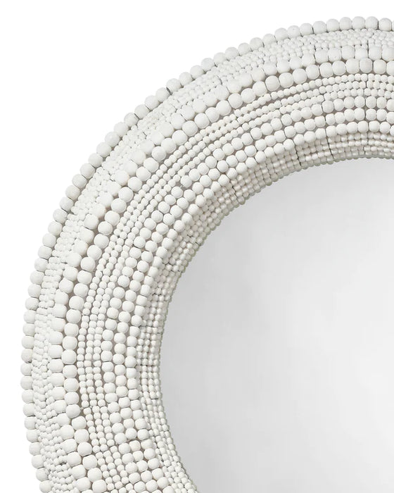 Jamie Young Company - Strand Beaded Mirror - 6STRA-MIWH - GreatFurnitureDeal