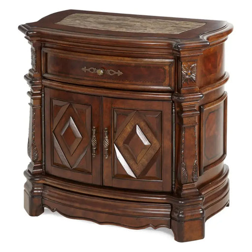 AICO Furniture - Windsor Court Nightstand - 70040-54 - GreatFurnitureDeal