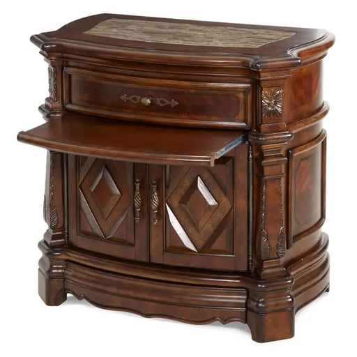 AICO Furniture - Windsor Court Nightstand - 70040-54 - GreatFurnitureDeal