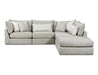Southern Home Furnishings - Durango Sectional in Beige - 7004-03, 19KP, 19KP, 15, 15 Durango Moose Sectional - GreatFurnitureDeal