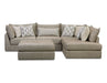 Southern Home Furnishings - Prelude Sectional in Brown - 7004-03, 03, 19KP, 19KP, 15, 15 Seluna Truffle Sectional - GreatFurnitureDeal