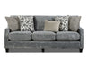Southern Home Furnishings - Scarborough Sofa in Blue - 7006-00KP Scarborough Steel Sofa - GreatFurnitureDeal