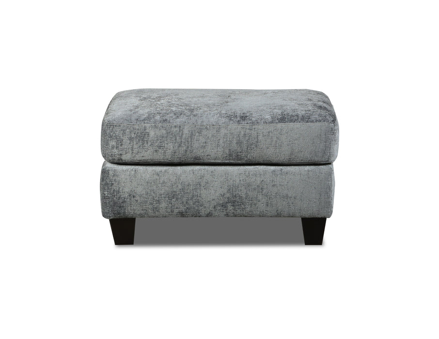 Southern Home Furnishings - Scarborough Ottoman in Blue - 7006-03 Scarborough Steel Ottoman - GreatFurnitureDeal