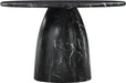 Meridian Furniture - Cosenza 48.5" Black Marble Finish Concrete Indoor / Outdoor Dining Table - 701Black-T - GreatFurnitureDeal