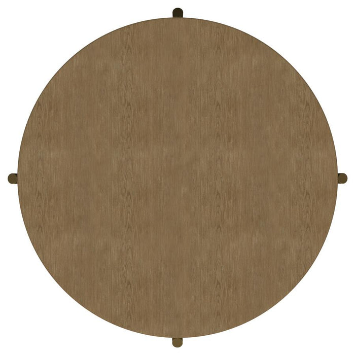 Coaster Furniture - Arini 3-Piece Round Coffee and End Table Set in Sand Wash - 706188-S3 - GreatFurnitureDeal