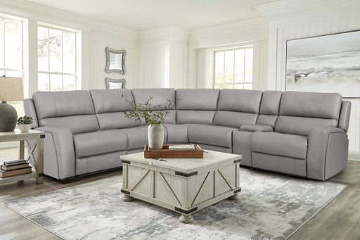 J&M Furniture - 70815M Reclining Sectional in Grey - 18779 - GreatFurnitureDeal