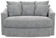 Jackson Furniture - Matty Round Accent Cuddle Chaise in Pewter - 71009-PEWTER - GreatFurnitureDeal