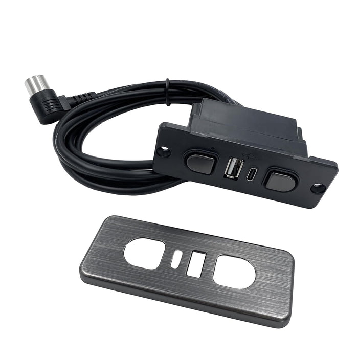 Power Recliner Replacement 2 Button Switch - 23300290X000 with USB Type A & C Port