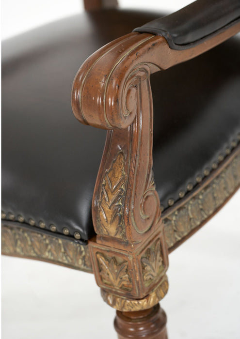 AICO Furniture - Villa Valencia"Arm Chair" Classic Chestnut -Set of 2- 72004-55 - GreatFurnitureDeal