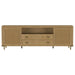 Coaster Furniture - Arini Rattan Cane 2-door TV Stand Media Console in Sand Wash - 720253 - GreatFurnitureDeal