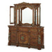 AICO Furniture - Villa Valencia 5 Piece California King Poster Bedroom Set in Chestnut - 72000CKP-55-5SET - GreatFurnitureDeal