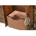 AICO Furniture - Villa Valencia 5 Piece California King Poster Bedroom Set in Chestnut - 72000CKP-55-5SET - GreatFurnitureDeal