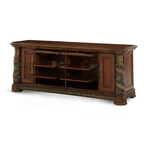 AICO Furniture - Villa Valencia Entertainment Base in Classic Chestnut - 72095B-55 - GreatFurnitureDeal
