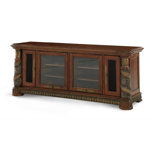 AICO Furniture - Villa Valencia Entertainment Base in Classic Chestnut - 72095B-55 - GreatFurnitureDeal
