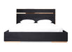 VIG Furniture - Nova Domus Cartier Modern Black Velvet & Rosegold Queen Bed - VGVCBD-A002-Q - GreatFurnitureDeal