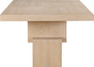 Meridian Furniture - Anzio 96" / 120" / 144" Oak Oak Veneer Dining Table (3 Boxes) - 722Oak-T - GreatFurnitureDeal