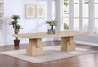 Meridian Furniture - Anzio 96" / 120" / 144" Oak Oak Veneer Dining Table (3 Boxes) - 722Oak-T - GreatFurnitureDeal