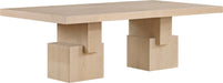Meridian Furniture - Anzio 96" / 120" / 144" Oak Oak Veneer Dining Table (3 Boxes) - 722Oak-T - GreatFurnitureDeal