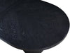 Meridian Furniture - Belinda 90" / 106.5" / 123" Black Oak Wood Dining Table (3 Boxes) - 725Black-T - GreatFurnitureDeal