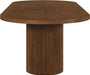 Meridian Furniture - Belinda 90" / 106.5" / 123" Brown Oak Wood Dining Table (3 Boxes) - 725Brown-T - GreatFurnitureDeal