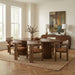 Meridian Furniture - Belinda 90" / 106.5" / 123" Brown Oak Wood Dining Table (3 Boxes) - 725Brown-T - GreatFurnitureDeal
