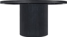 Meridian Furniture - Belinda 60" Black Solid Wood and Oak Veneer Dining Table - 730Black-T - GreatFurnitureDeal