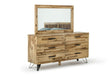 VIG Furniture - Modrest Sala Modern Light Wood Mirror - VGWHSALA-MR - GreatFurnitureDeal
