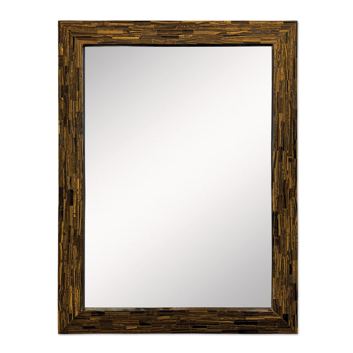 Ambella Home Collection - Tora Tiger Eye Mirror - 74000-980-036 - GreatFurnitureDeal
