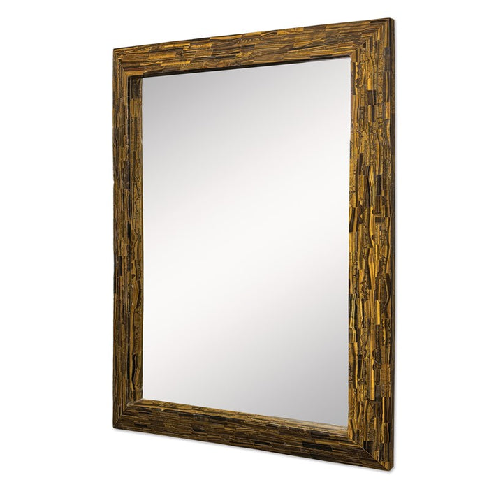 Ambella Home Collection - Tora Tiger Eye Mirror - 74000-980-036 - GreatFurnitureDeal