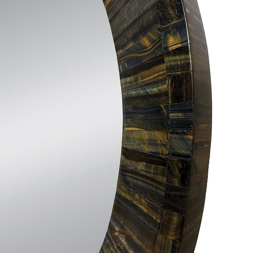 Ambella Home Collection - Koko Blue Tiger Eye Mirror - 74003-980-042 - GreatFurnitureDeal