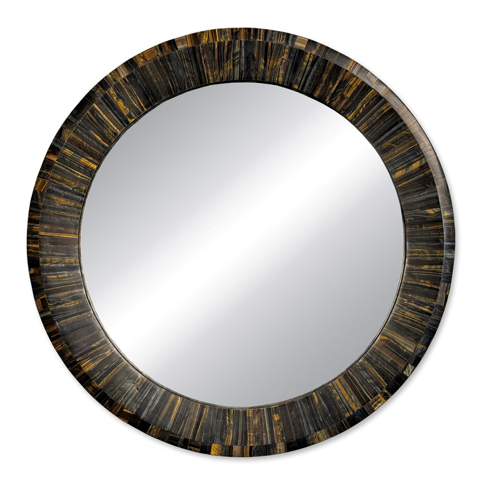 Ambella Home Collection - Koko Blue Tiger Eye Mirror - 74003-980-042 - GreatFurnitureDeal