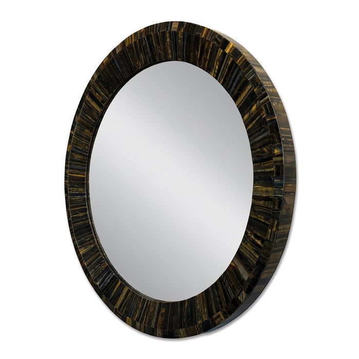 Ambella Home Collection - Koko Blue Tiger Eye Mirror - 74003-980-042 - GreatFurnitureDeal